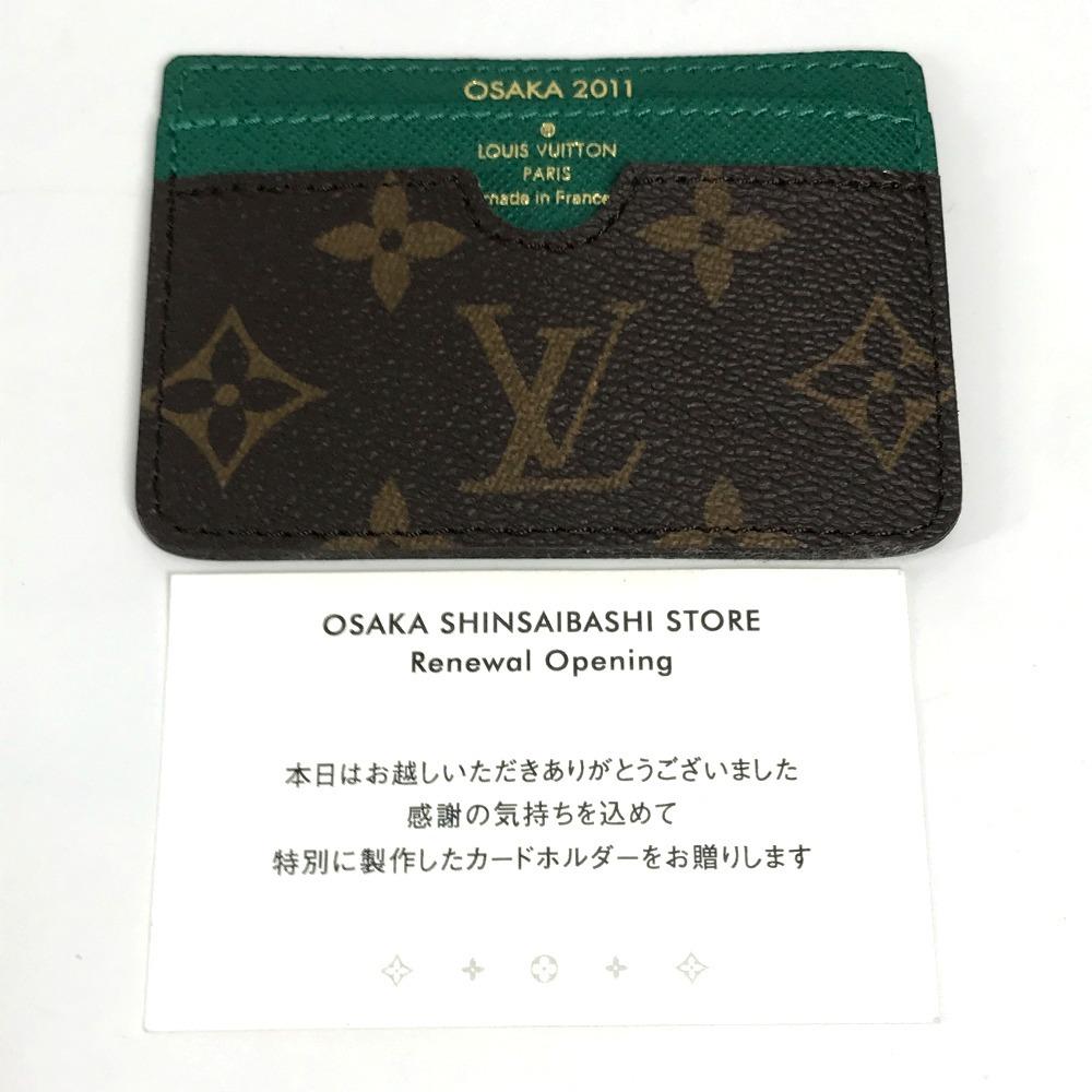Louis Vuitton Monogram 2011 Shinsaibashi Renewal Commemoration Card holder Case