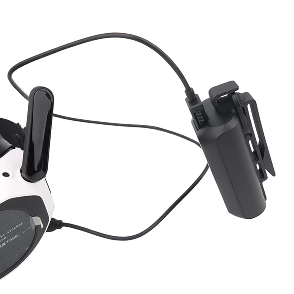 Quick Release Lightweight Battery Clip for Flight Glasses with Belt Buckle Accessory Ensuring Comfort and Performances
