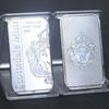 Moneda Conmemorativa Cuadrada Plateada de 1 oz