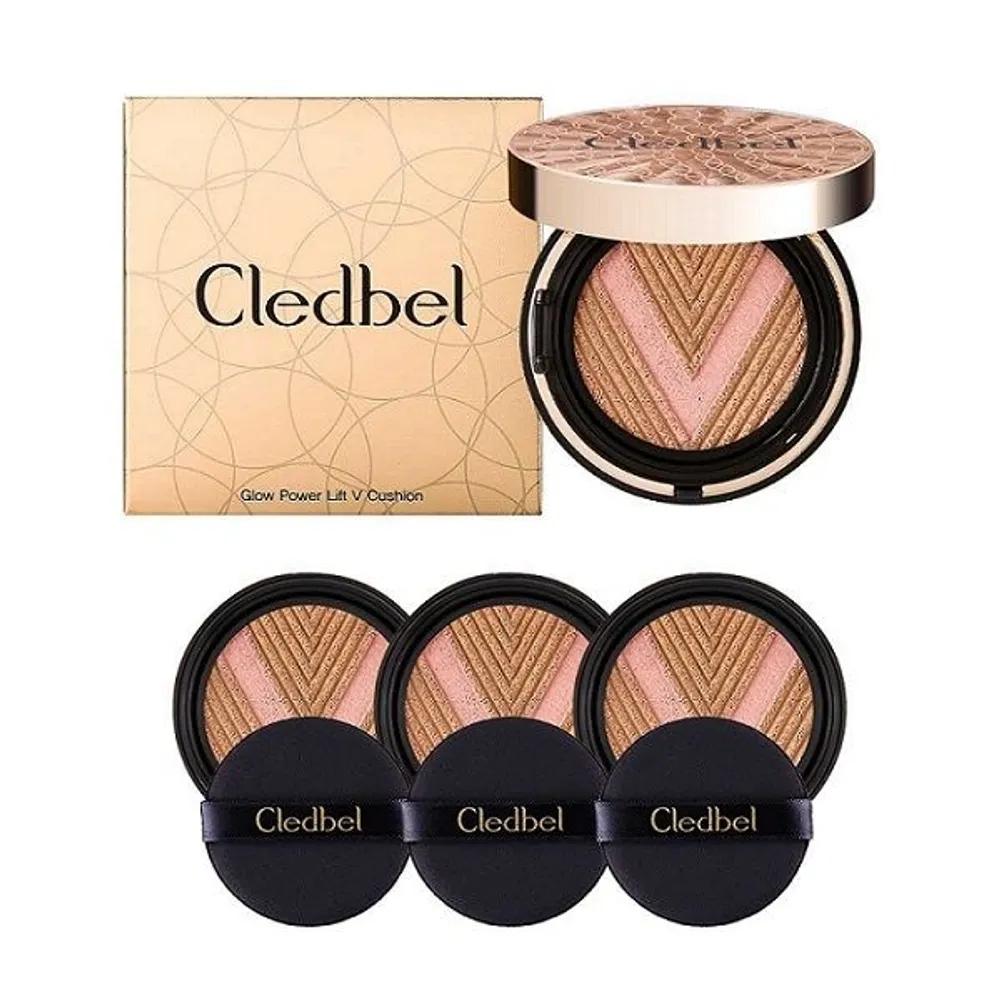 

[CLEDBEL] Glow Power Lift V Cushion - Rose Gold (1 Main Product + 3 Refills) No. 21