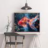 DIY Diamond Painting Glowing Koi Cross Stitch Kit Mosaic Art Diamond Painting Full Circle/Square Diamond Home Decoration