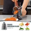 3-in-1 Rotary Cheese Grater - Multifunctional Manual Veg Slicer & Nut Grinder, A Must for Your Kitchen!