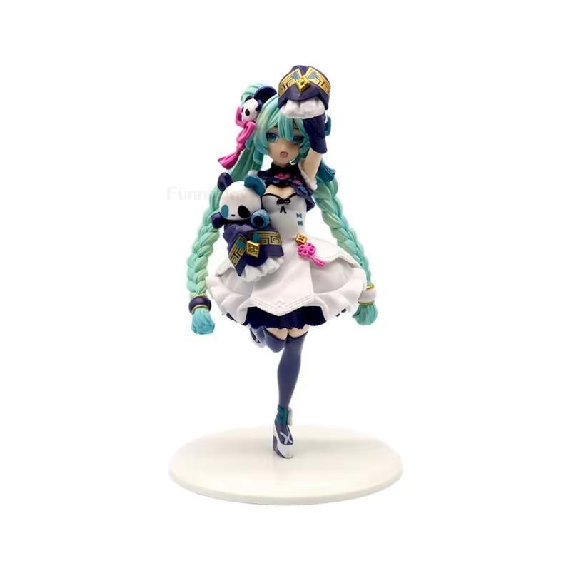 Anime Hatsune Miku Figure Wedding Dress Action Figures Kawaii Swimsuit Vocaloid Pvc Collectible Model Toys Girl Gift