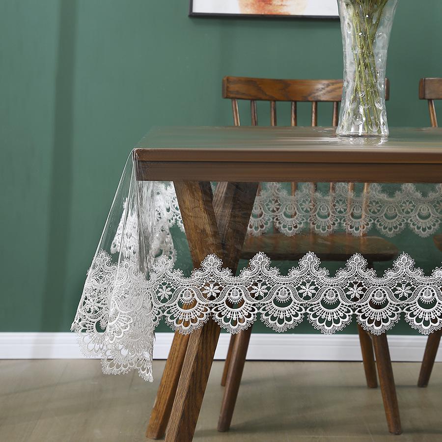 High-End PVC Tablecloth: Waterproof, Oil-Proof, Non-Slip, Wear-Resistant for Dining and Coffee Tables
