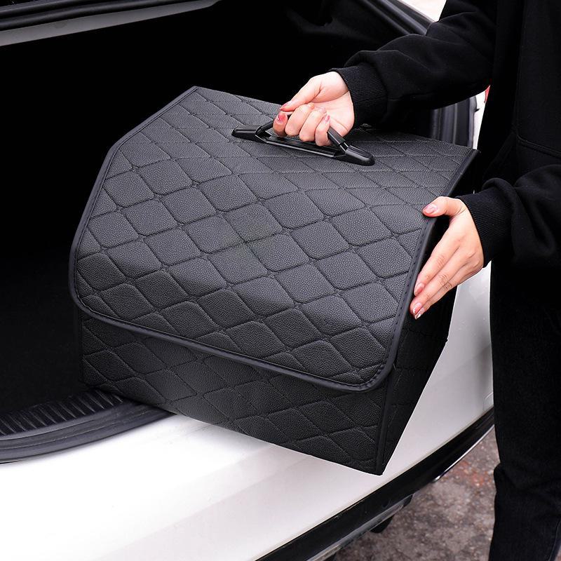 Camellia Car Trunk Storage Box: Multi-functional Organizer for Women