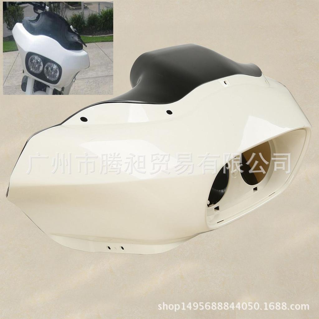 Dual Headlight Fairing Set & Gauge Cover for Harley Street Glide/Road Glide (1998-2013)
