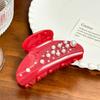 Doweisi Pearl Sophisticated Decorated Hair Claw Clip Designed For Elegant Women