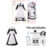 Playing Death Game To Put Food On The Table Cosplay Costume With Black White Maid Dress For Role Play