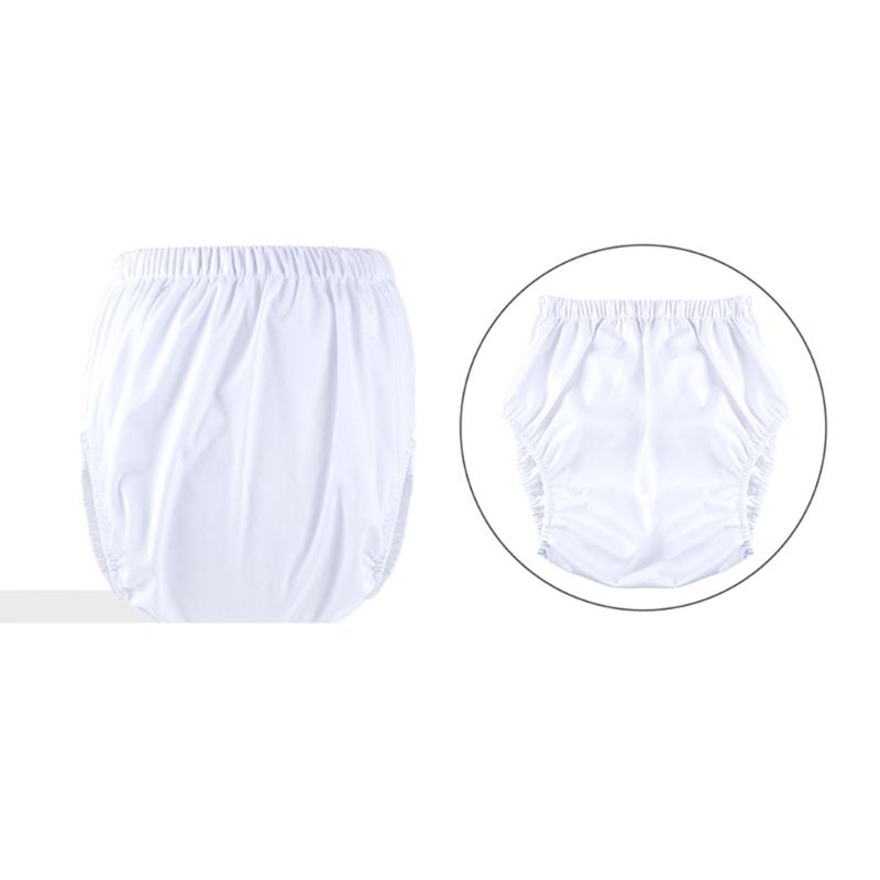 Pantaloni Resistenti all'Acqua per Incontinenza Adulti Riutilizzabili Vita Alta Mutandine a Prova di Perdite Copri Pannolino Biancheria Intima Slip per Comfort