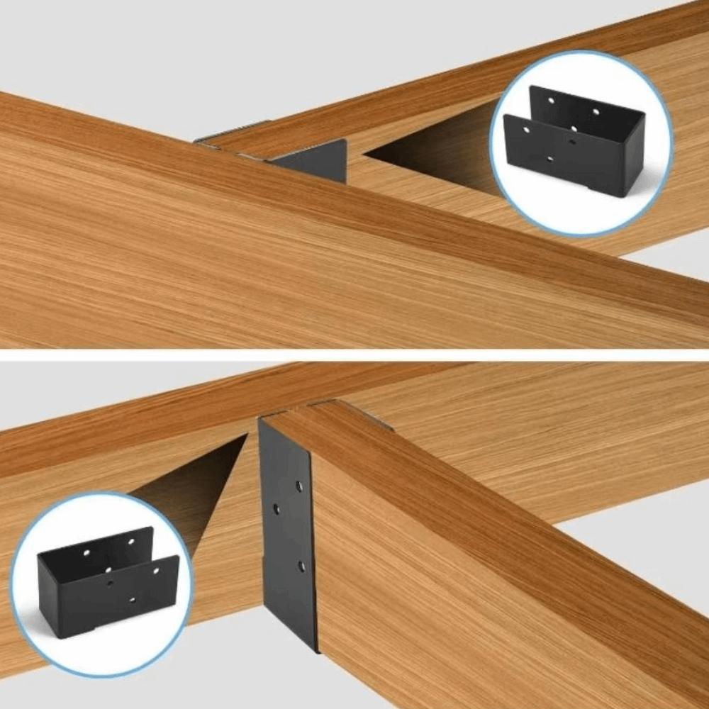 Steel Joist Hanger Heavy Duty Beam Support Bracket Handrail Connectors Deck Construction