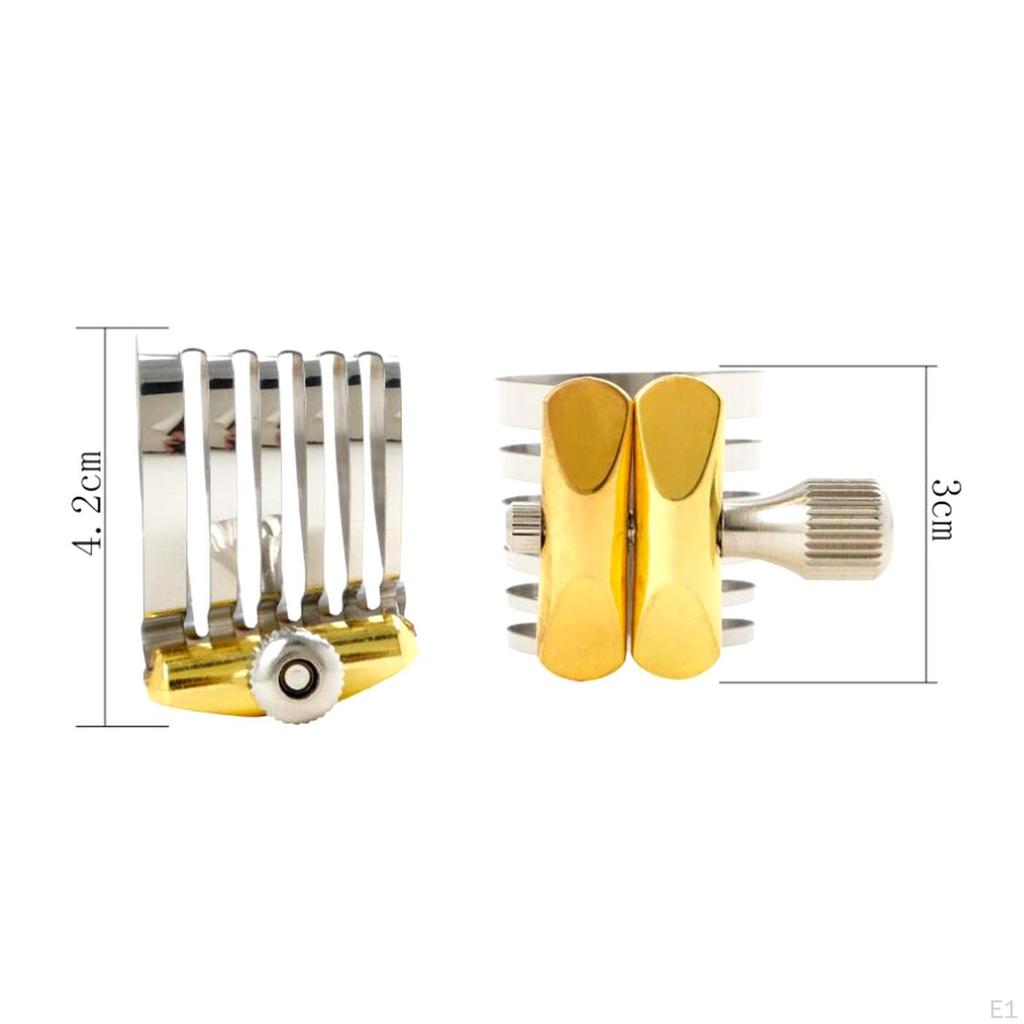 Musical Instrument Part Practical Accessories Professional Single Screw Fixture Saxophone Ligature