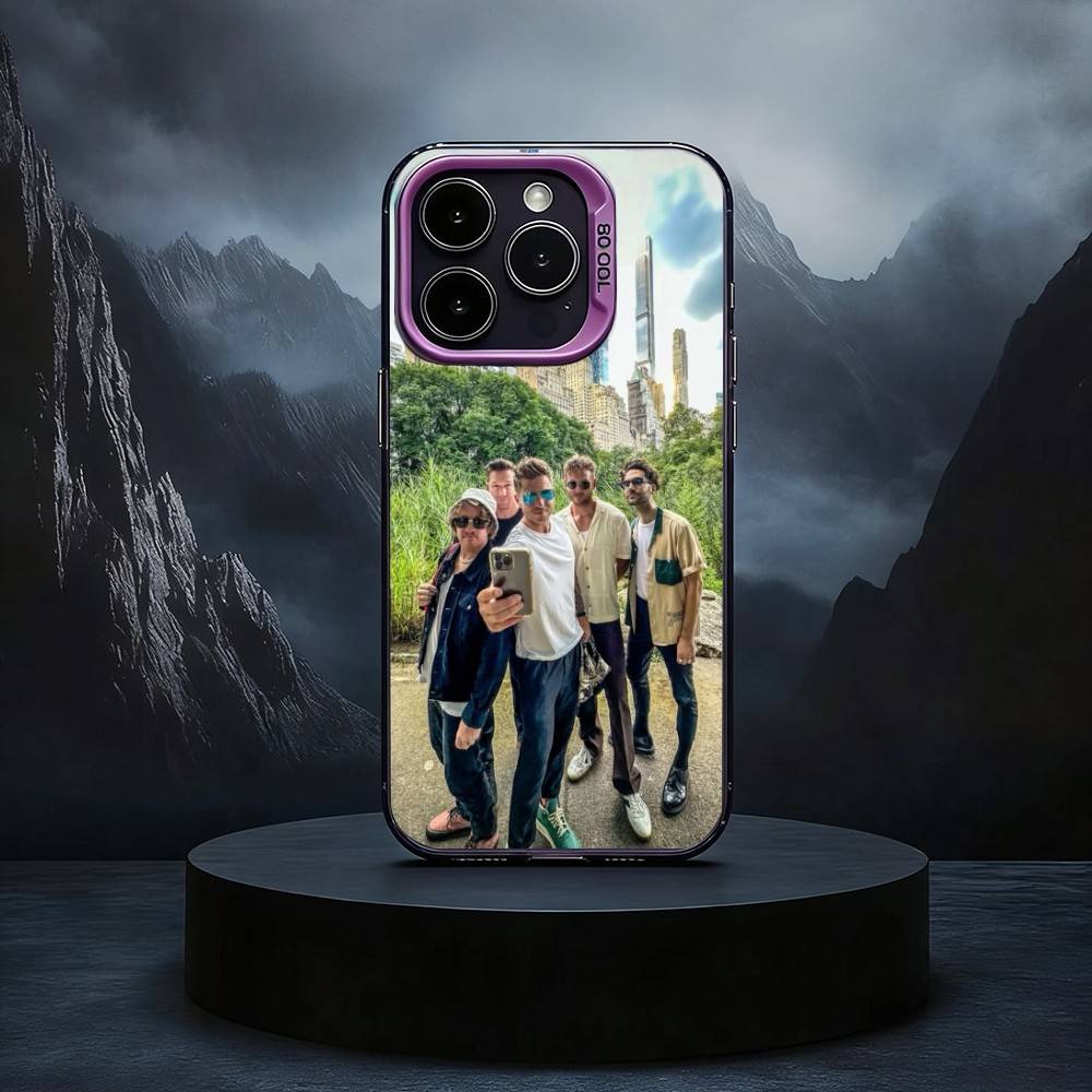 Pop Rock Band Onerepublic Phone Case For iPhone17,16,15,14,13,12,11 Plus,Pro Max Black Candy Silver Phone Case