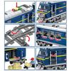 City Technical Power Function Diesel Rail Train Cargo with Tracks Set Model Building Blocks Toys Bricks Adult Boys Children Kids Birthday Gift