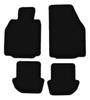 PODSTAWOWE czarne welurowe dywaniki podłogowe dla: Porsche 911 (typ 997) kabriolet, coupe, targa (2002-2012)