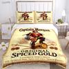 Captain Morgan Casal All Season Duvet Cover Comforter Bedding Sets Soft Quilt Cover and Pillowcases Boy Single/Double/Queen/King