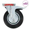 32 Pcs Swivel Casters 200 Mm