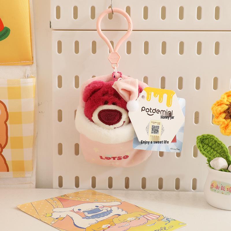 Disney Lotso & Stitch Plüsch Schlüsselanhänger Anhänger