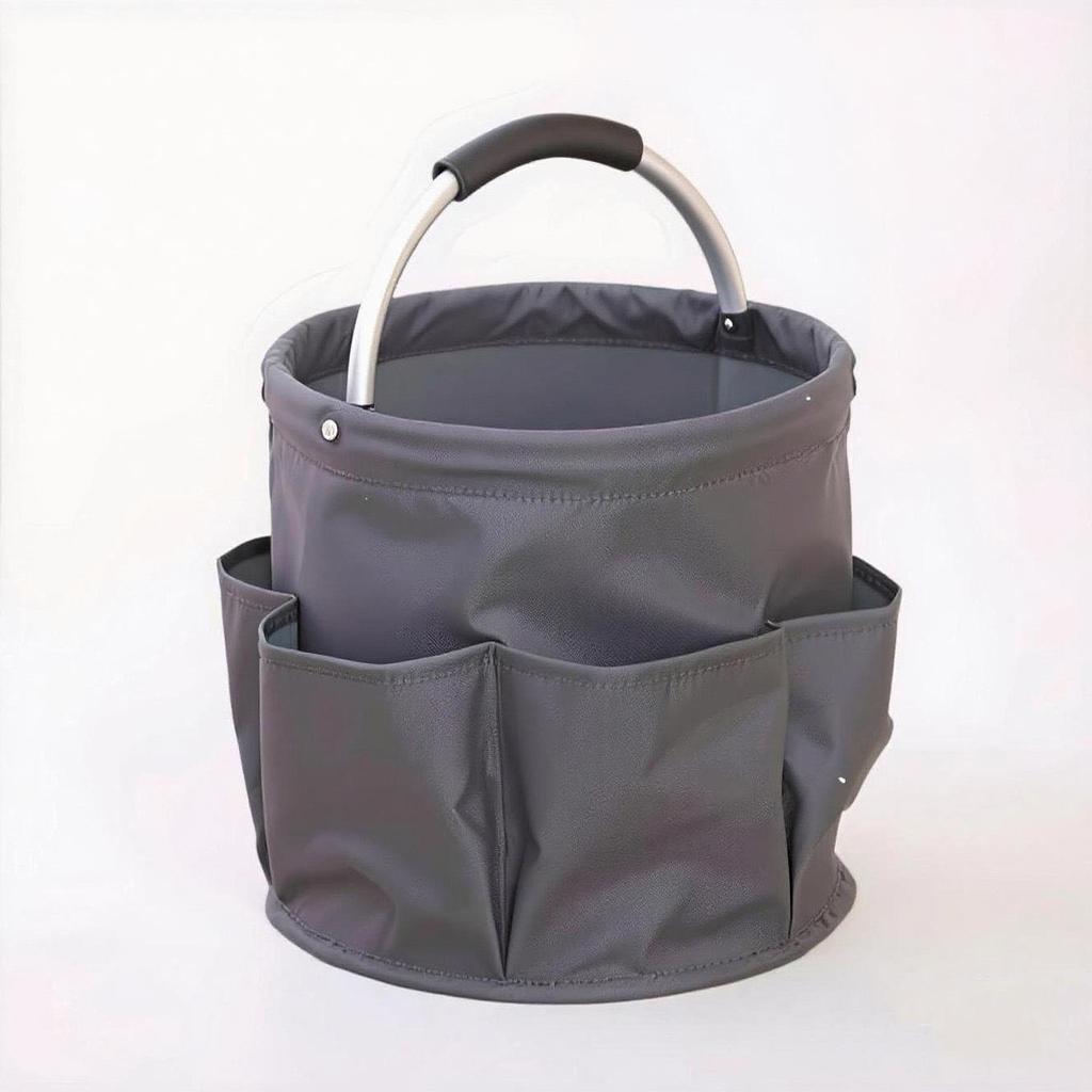 Multifunctional Foldable Storage Basket for Camping, Picnic, Toiletries, Shower, and Household Use