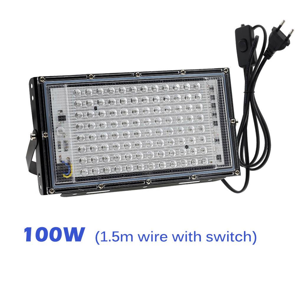 UV LED Schwarzlicht 100W 200W 300W Wasserdichtes Ultraviolettes Schwarzlicht Flutlicht für Glow Party Bühne Tanzparty Deko