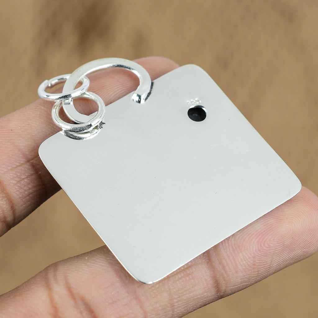 Wedding Gift For Her 925 Sterling Silver Natural Picasso Jasper Gemstone Pendant