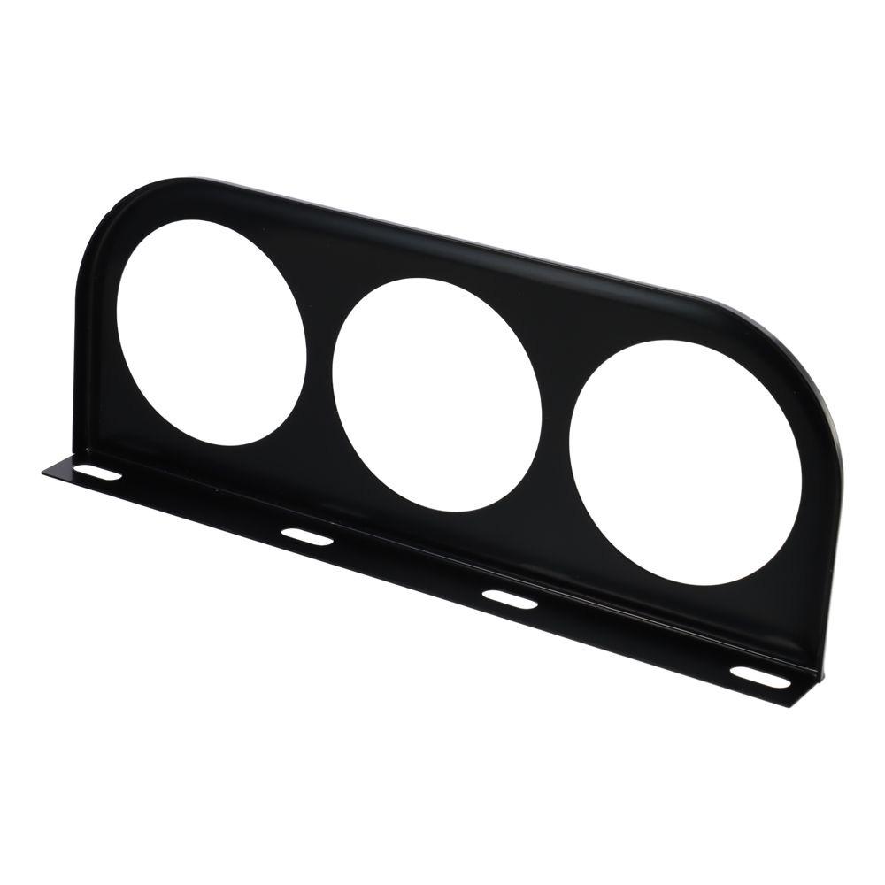 7.44 *3*0.66Inch Gauge Mount Holder 3-Hole Triple Instrument Panel Shell  Voltage Meter