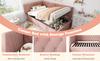 Upholstered Bed Day Bed 90x190cm, Sofa Bed with Hydraulic Storage, Children's Youth Bed Frame with Wooden Slatted Base, Velvet, Pink, without Mattress