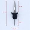 1/3/5pcs Stainless Steel Wine Pour Wine Bar Cocktail Shaker Fancy Shaker Mouth Wine Bottle Stopper Drain Bottle Stopper