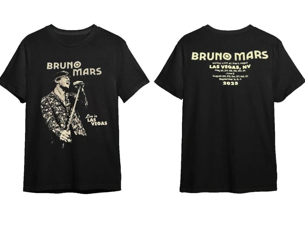 Bruno Mars Las Vegas Residency 2026 T-Shirt – For Fans TeeT-Shirt shirt XXXL