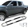 Tubes Marche-Pieds - J&J AUTOMOTIVE - Nissan Navara D40 - Acier Inoxydable - Installation Facile - 4-Portes