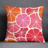 Strawberry Print Throw Pillowcase Peach Skin Red Fruit Cushion Cover Living Room Couch Bedroom Decor Aesthetic Home Accessory