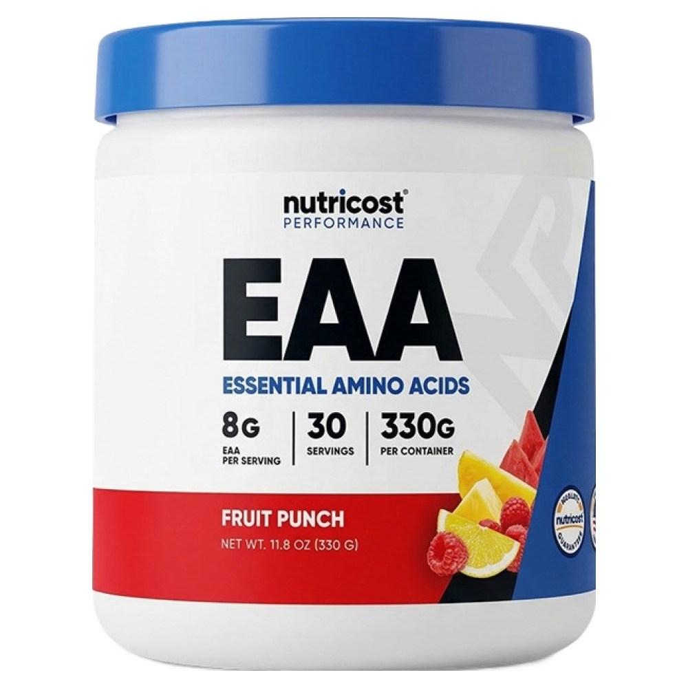 Nutricost EAA Powder 30 Servings Fruit Punch Flavor 330g 1 Pcs Ingredients: May Be Subject To Change At the Manufacturer’s | 330g 1 Pcs