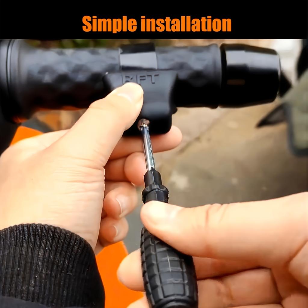 Motorfiets Gasklep Assistentieapparaat, Stuur Accelerator Booster, Cruise Control Handvat met Duim- en Polsondersteuning voor Makkelijkere Bediening