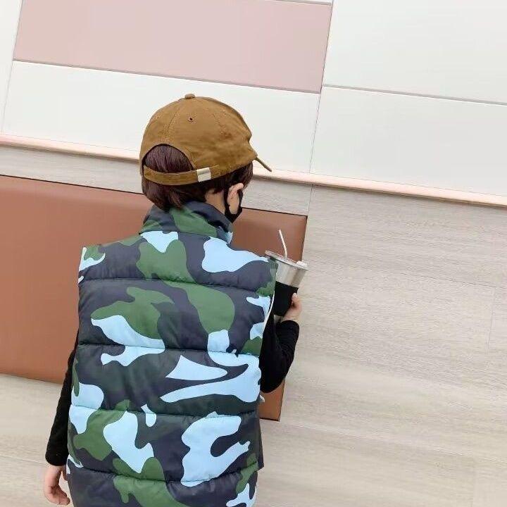 Big Goose Boys And Girls Down Vest White Duck Down Waistcoat Baby Student Vest