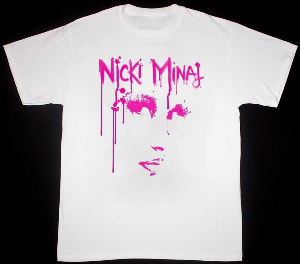 

LOT Nicki Minaj Pink Symbol T-Shirt Short Sleeve Cotton White Men S to 5XL Unisex T-Shirt XXXL