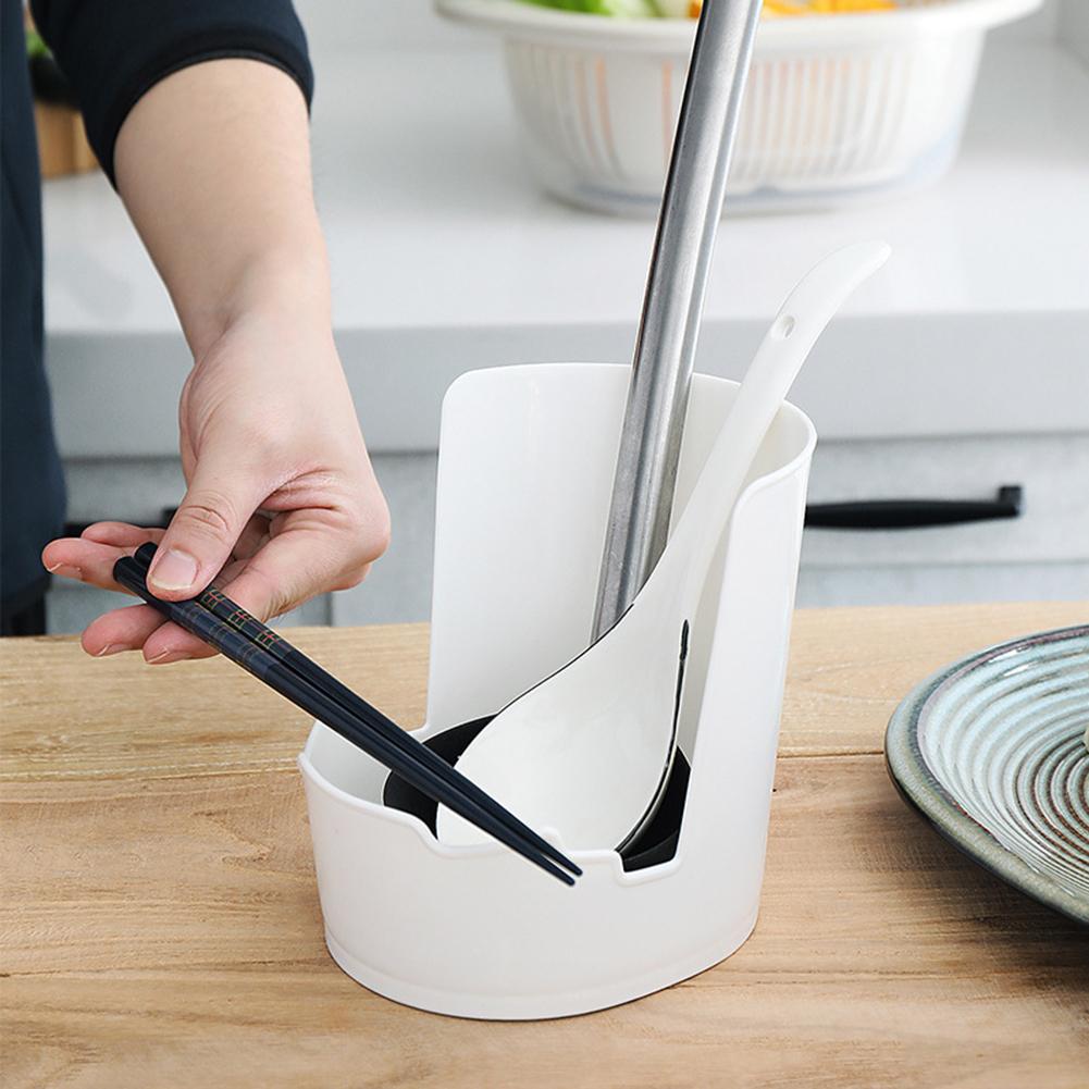 Standing Rack For Pot Cover Chopsticks High Quality Plastic Organiser For Cookware Home