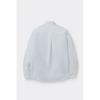 Customellow Oversized Fit Solid Shirt White C9sam26204whx