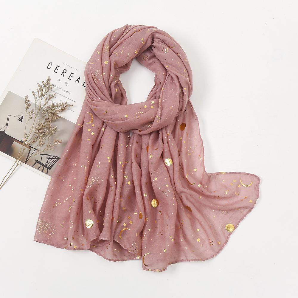 New Glitter Shimmer Hijab Scarf Cotton Viscose Headscarf Muslim Long Shawls Big Size Shawls Foulard Islam Head Wraps 180*80cm
