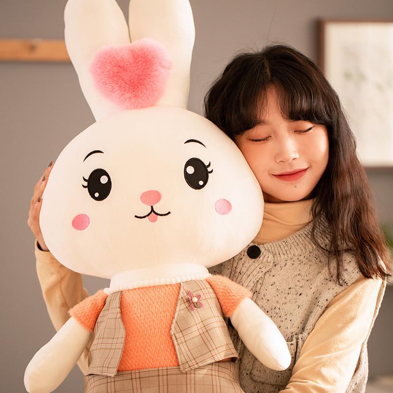 Adorable Large Plush Rabbit Doll With Soft Pp Cotton Filling For Kids And Collectors