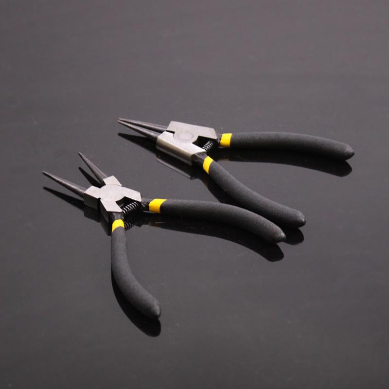 5-In Circlip Pliers Needle Nose Pliers Retaining Ring Pliers For Removing Installing Puller Locking Rings Shafts Hand Tool