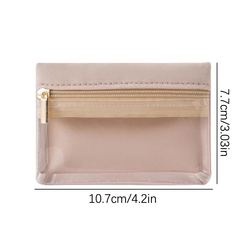 Portable Velvet Jewelry Box Earrings Necklace Ring Bracelet Trinkets Accessory Zipper Pouch Travel Water-Proof Dustproof Bag