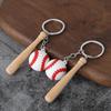 Baseball Keychain Baseball Pendant Car Key Ring Bag Charm Backpacks Purses Pendant Party Gift Baseball Fans Gifts