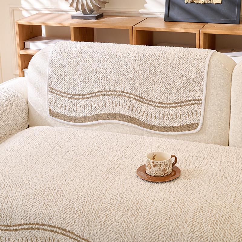 Premium Leather Sofa Cushion: All-Season, Non-Slip, Irregular Shape, Autumn/Winter 2026 Design Cover