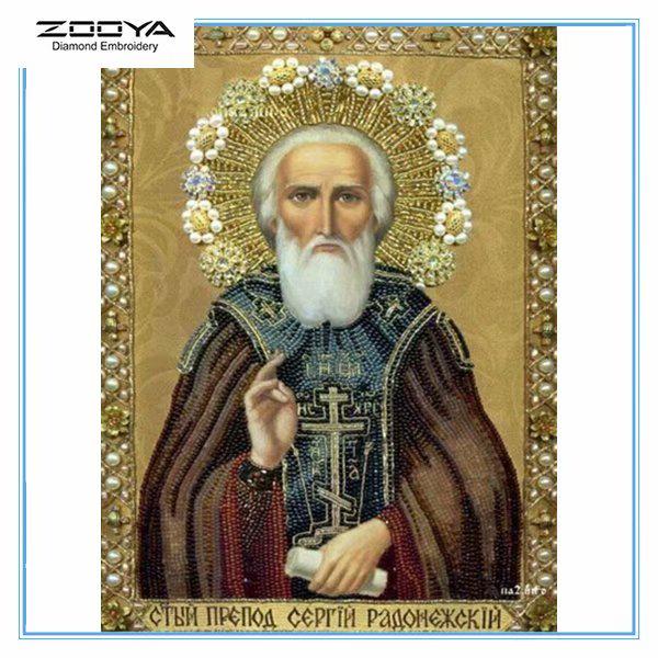 

ZOOYA DIY 5D Полный дрель Алмазная картина Религия Вышивка Крестом Мозаика Главная Деко Подарок