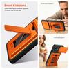 KEYSION Card Slot Holder Bag Phone Case for ZTE Blade A36 Slide Camera Protection Kickstand Shockproof Back Cover for Blade A36