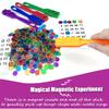 Magnetic Bingo Chips Set - 6 Colors Magnetic Wands with 600 Metal Tokens for Family Lotto Game, Sensory Bins, Counting and Sorting, Class Math