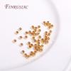 18K Real Gold Plating Spacer Beads For DIY Handmade Bracelets Necklace Beading Accessories Jewelry Making Supplies Wholesale