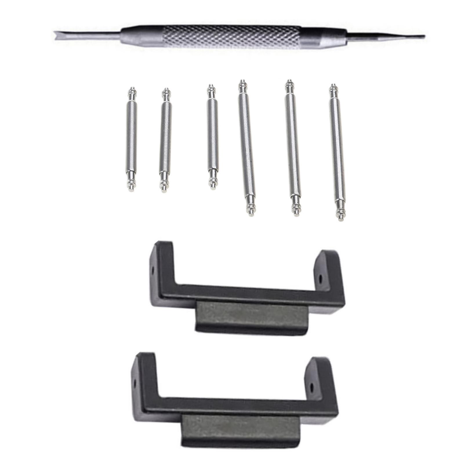 

Адаптер для ремешка для часов, комплект для крепления ремешка на запястье с установочным инструментом для ремешка DW-5600 DW-6900 DW-9052 GLS-8900 22 мм чёрный