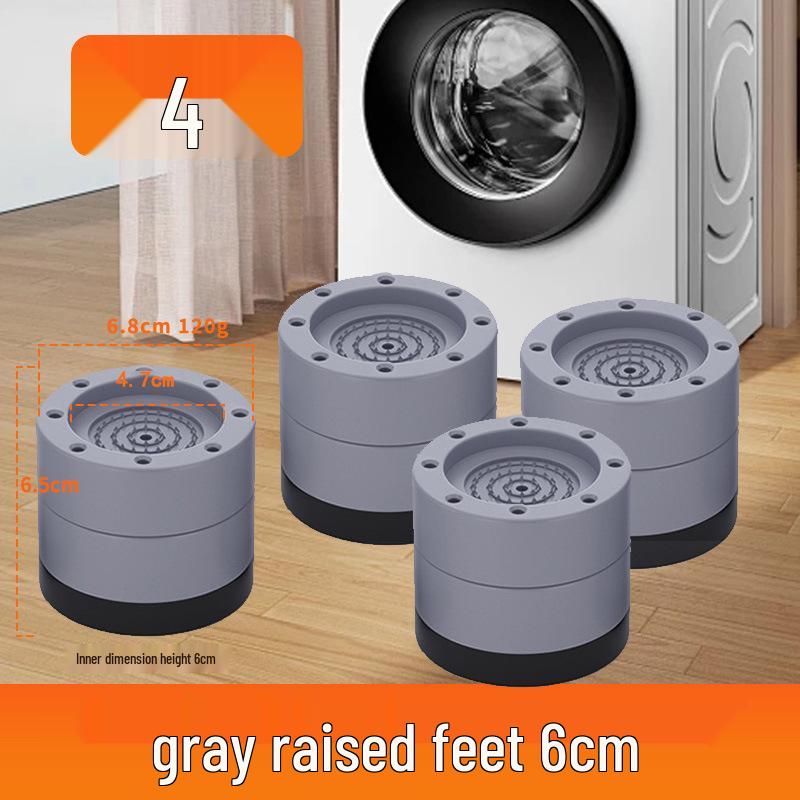 Universal Anti-Slip Washing Machine Riser Pads for Heightening and Shock Absorption