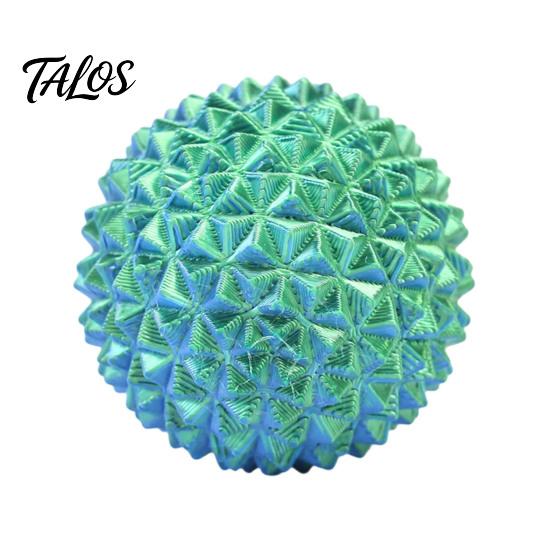 Textured Fidget Ball 3D Printed Rotatable Spiky Ball, Mini for Finger Tactile Stimulator Stress Relief, Portable Decompression Twisting Desk