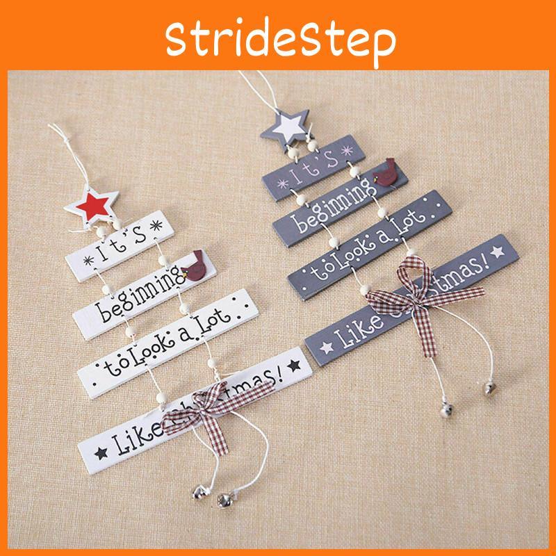 High Quality Christmas Wooden Pendant Decor For Stylish Living Room Accents